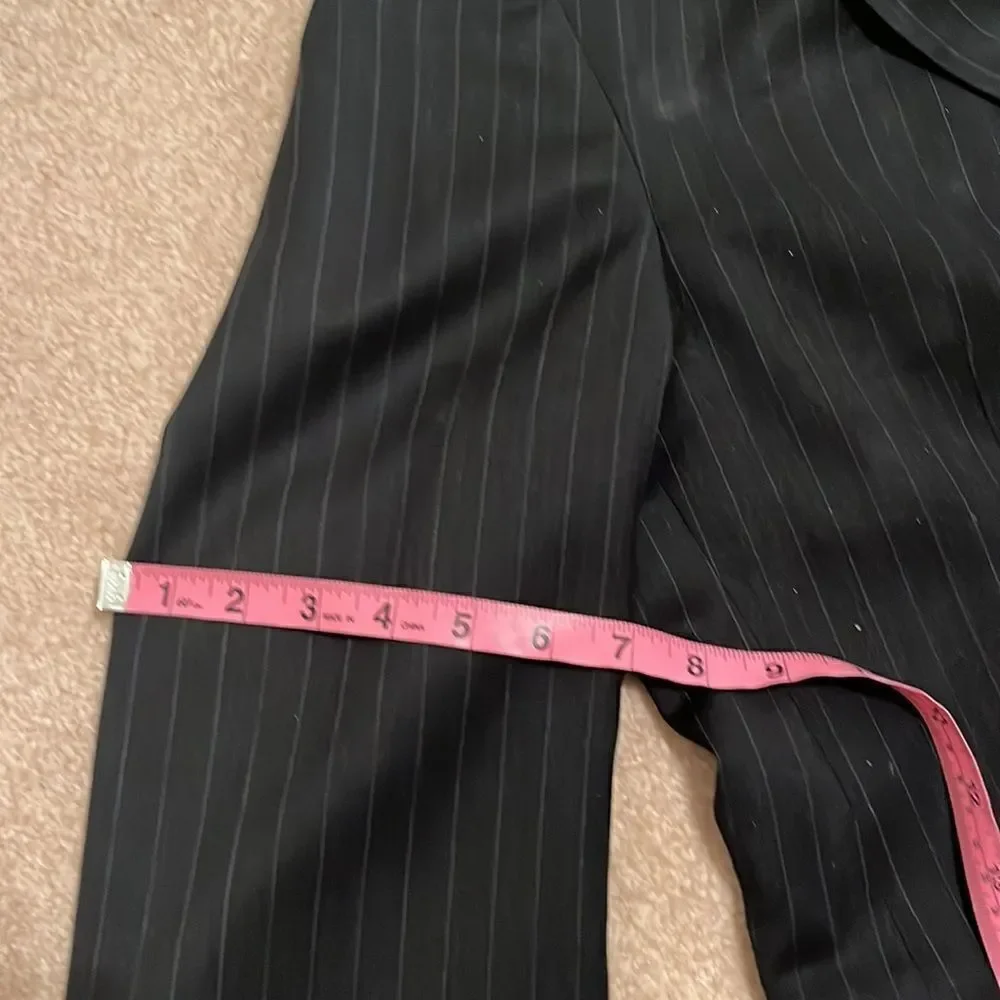 Museo ruffini italy black pinstripe blazer/Sports coat